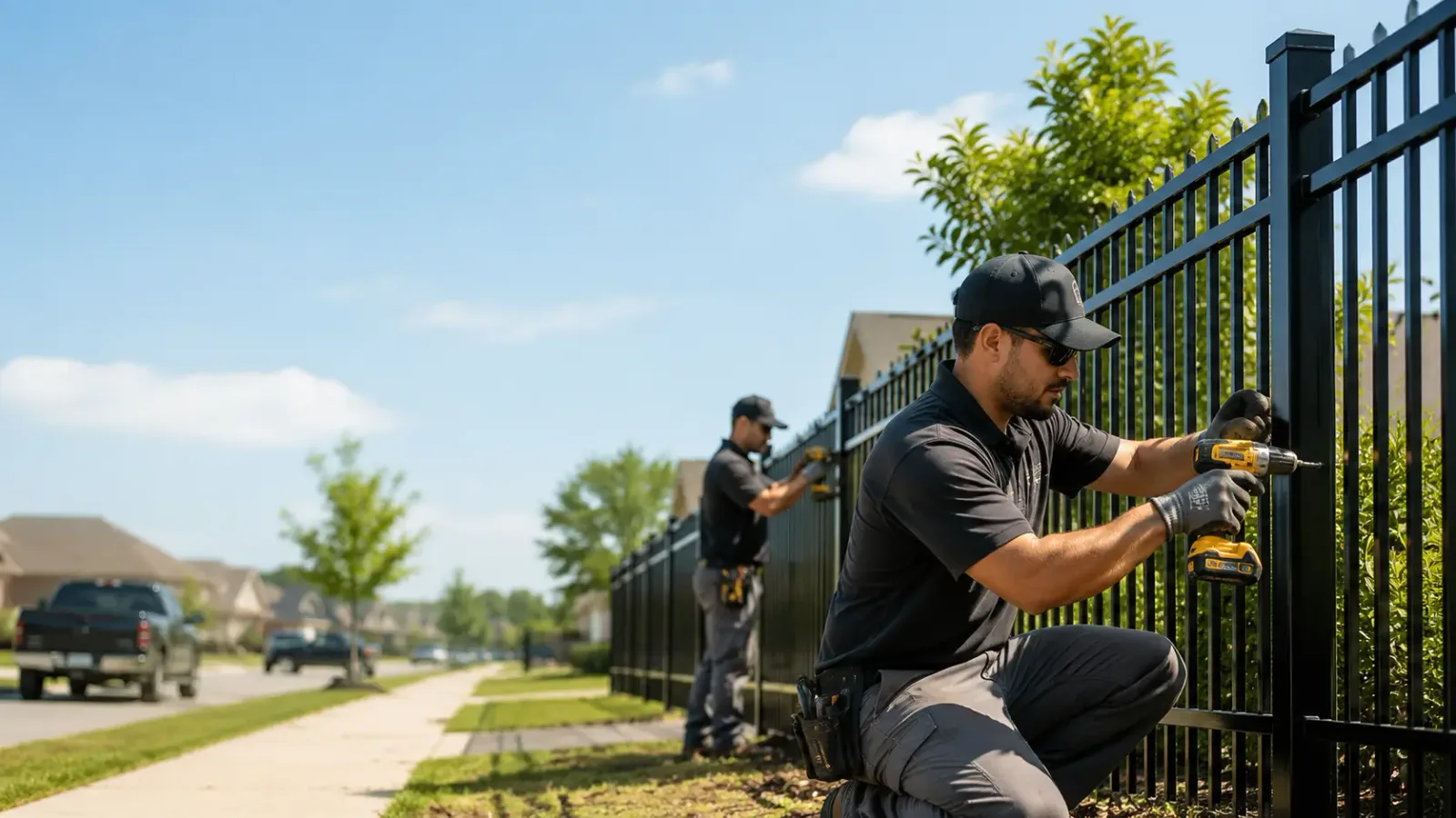 Metal Fence Installation in Fulton, TX